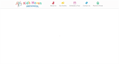 Desktop Screenshot of kidshavenpreschool.com